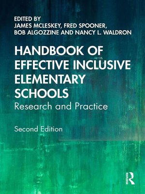 cover image of Handbook of Effective Inclusive Elementary Schools
